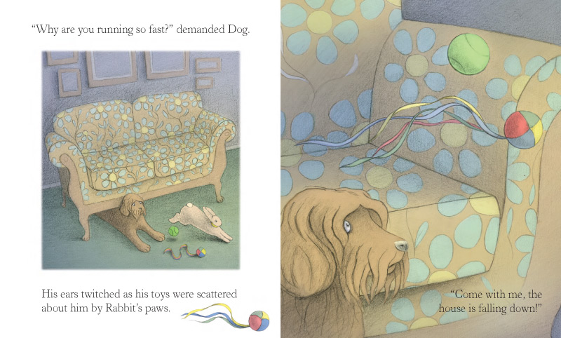 Lesley White Illustrator - The House Rabbit